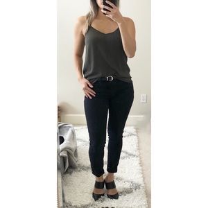 Express Reversible Olive Green Barcelona Tank XS